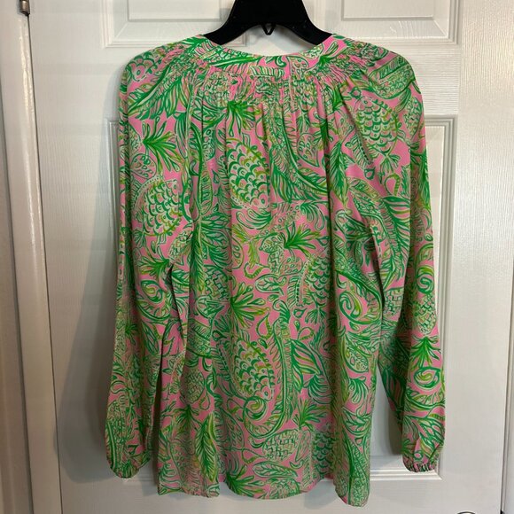Lilly Pulitzer Elsa Top sz Large - Picture 4 of 5